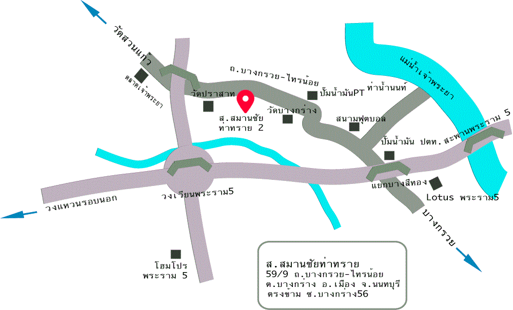 แผนที่ท่าทรายบางกร่าง